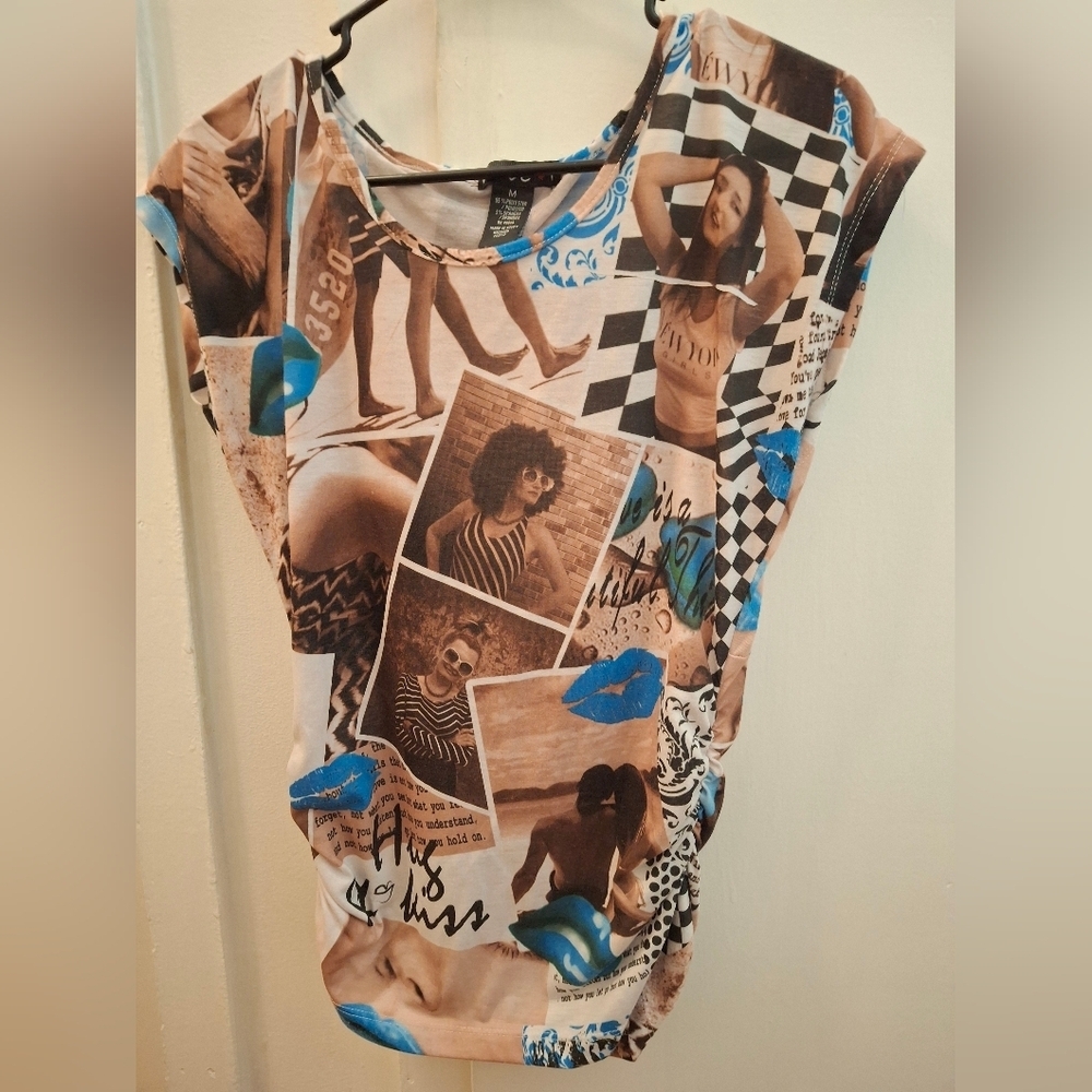 Trendy Graphic Print Women's Top